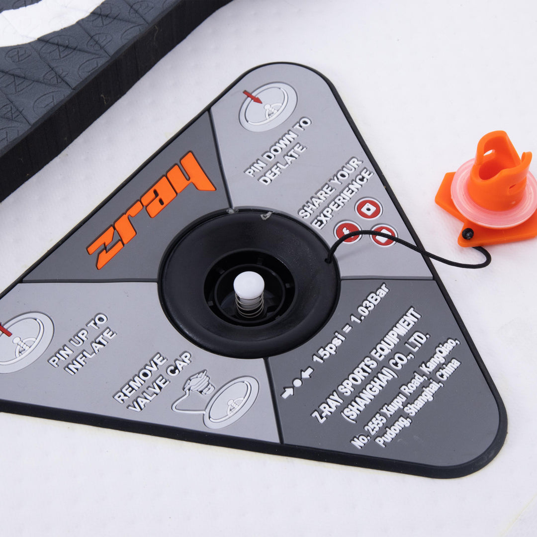ZRAY SUP All Around Advanced X0 Stand Up Paddle Board 275x76x13 cm Komplettset orange