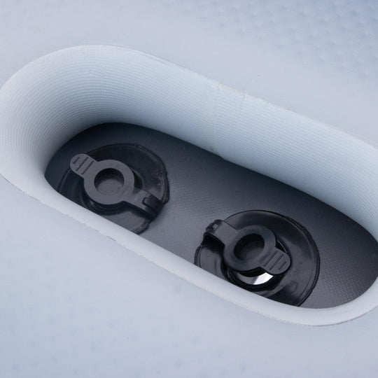 ZRAY Kajak TORTUGA 400 für 2 Personen 386 x 86 x 52 cm inklusive Pumpe, Paddel und Tragetasche - Zray.Store