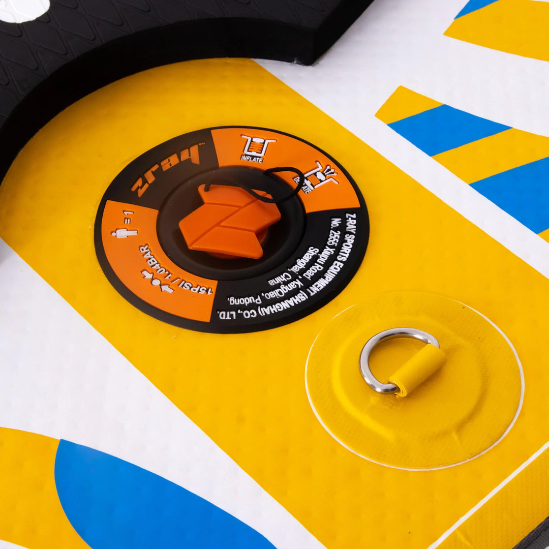 ZRAY SUP All Around Classic E11 Stand Up Paddle Board 335x81x13 cm Komplettset gelb - Zray.Store