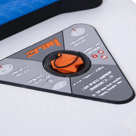 ZRAY SUP All Around Advanced X1 Stand Up Paddle Board 310x81x15 cm Komplettset blau - Zray.Store