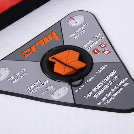 ZRAY SUP All Around Advanced X2 Stand Up Paddle Board 330x81x15 cm complete set red