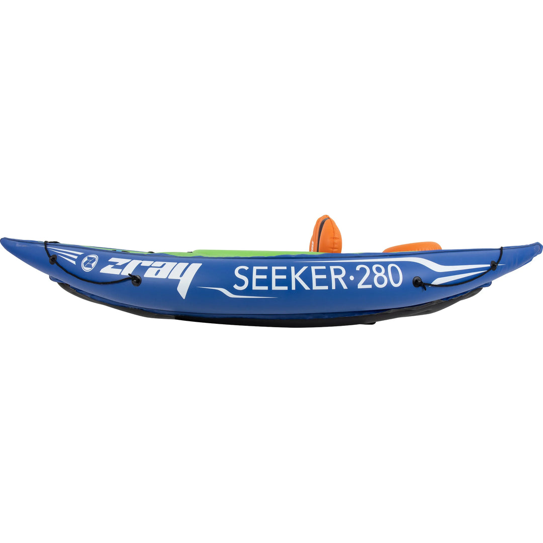 ZRAY Kajak SEEKER 280 für 1 Person 282 x 90 cm inklusive Pumpe und Paddel - Zray.Store
