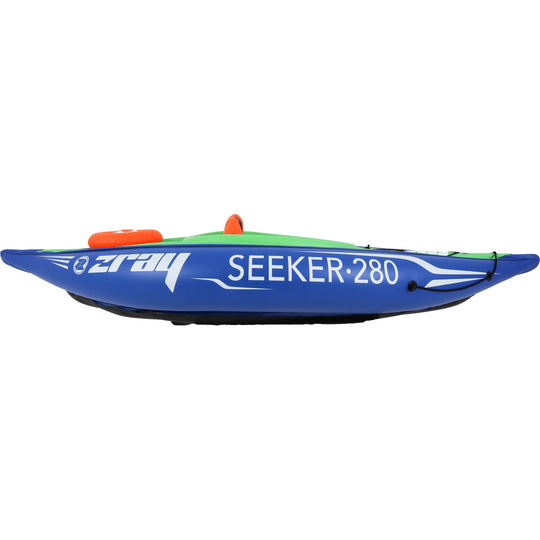 ZRAY Kajak SEEKER 280 für 1 Person 282 x 90 cm inklusive Pumpe und Paddel - Zray.Store