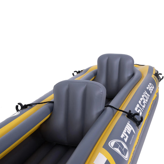 ZRAY Kajak ST.CROIX 360 für 2 Personen 350 x 78 x 52 cm inklusive Pumpe, Paddel und Tragetasche - Zray.Store