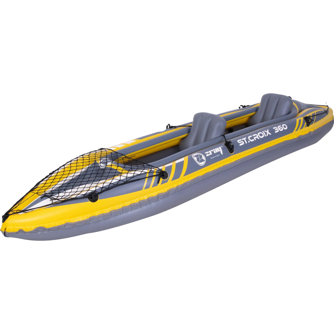 ZRAY Kajak ST.CROIX 360 für 2 Personen 350 x 78 x 52 cm inklusive Pumpe, Paddel und Tragetasche - Zray.Store