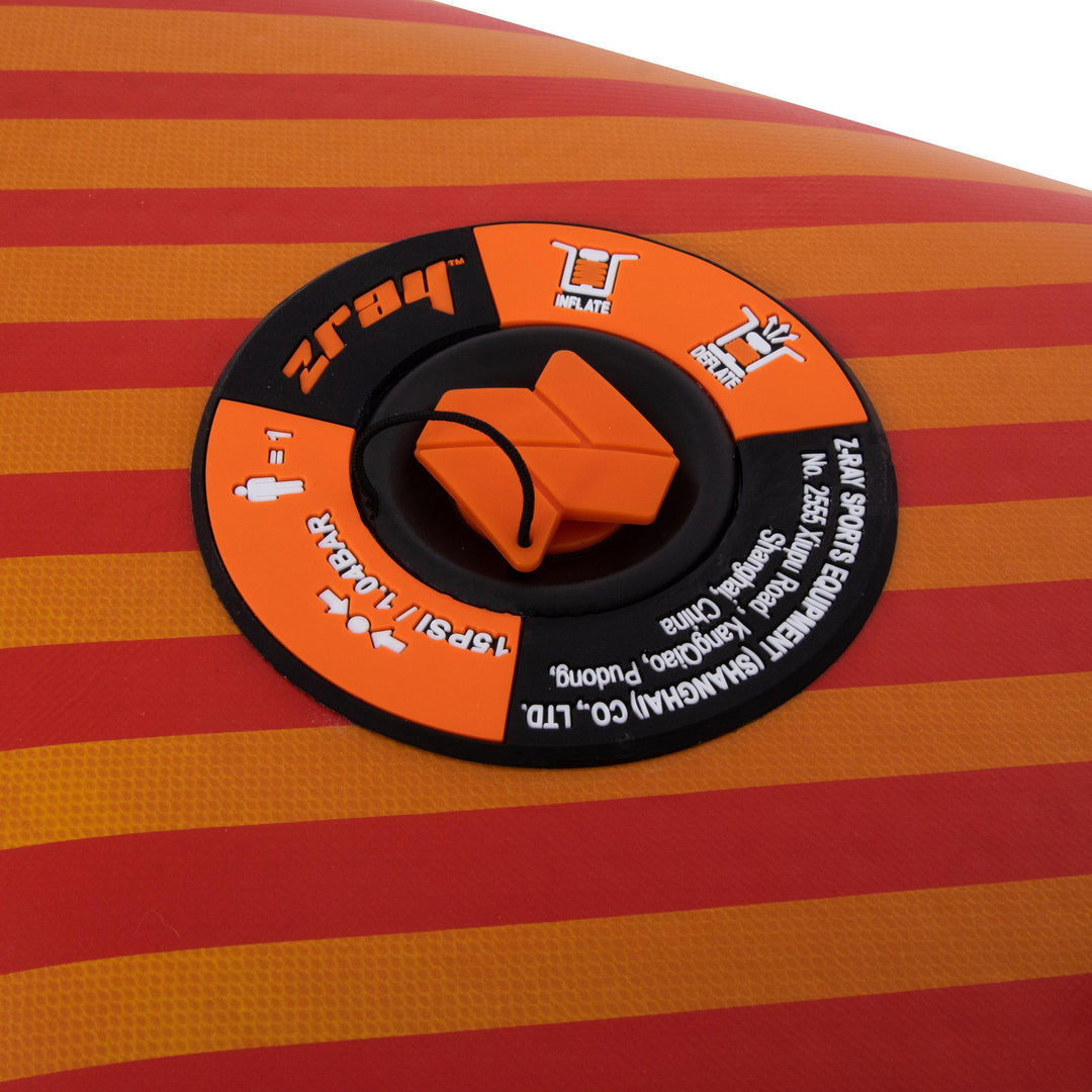 ZRAY SUP Racing R1 Rapid Stand Up Paddle Board 381x76x15 cm complete set red