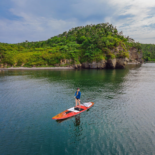 ZRAY SUP Racing R1 Rapid Stand Up Paddle Board 381x76x15 cm complete set red