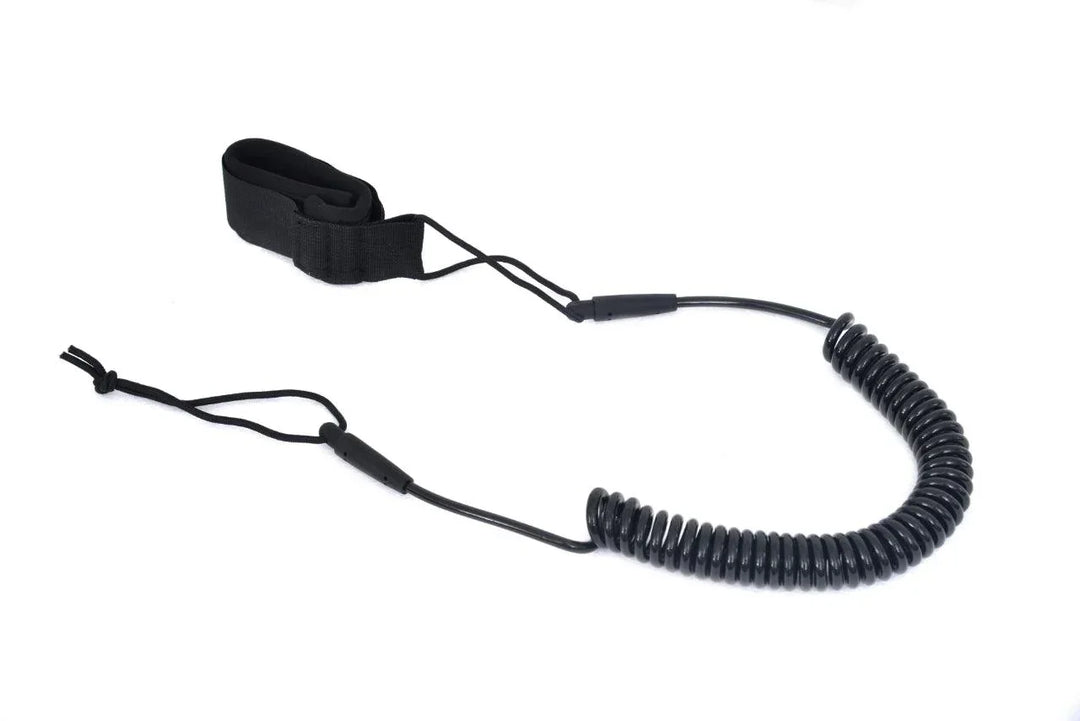 ZRAY SUP Zubehör Stand Up Padde Board Coil Leash Sicherheitsleine Basic schwarz - Zray.Store