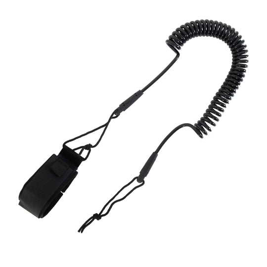 ZRAY SUP Zubehör Stand Up Padde Board Coil Leash Sicherheitsleine Basic schwarz