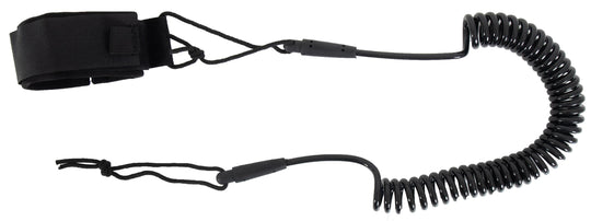 ZRAY SUP Zubehör Stand Up Padde Board Coil Leash Sicherheitsleine Basic schwarz
