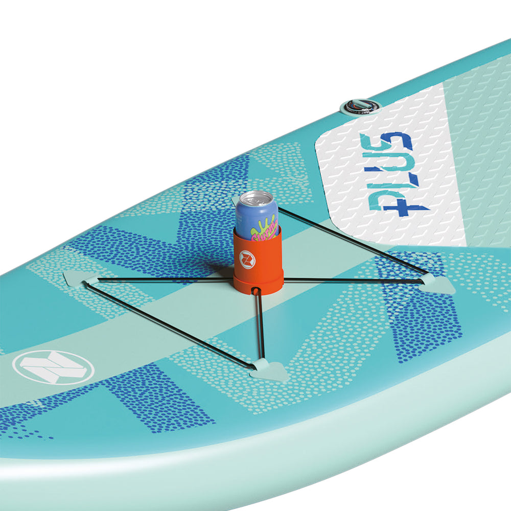 ZRAY SUP Zubehör Getränkehalter Cup Holder orange für Stand Up Paddle Board oder Kajak