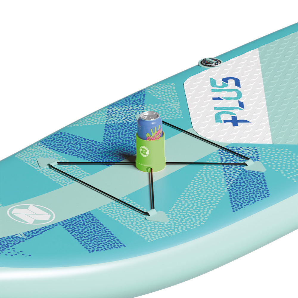 ZRAY SUP Zubehör Getränkehalter Cup Holder grün für Stand Up Paddle Board oder Kajak