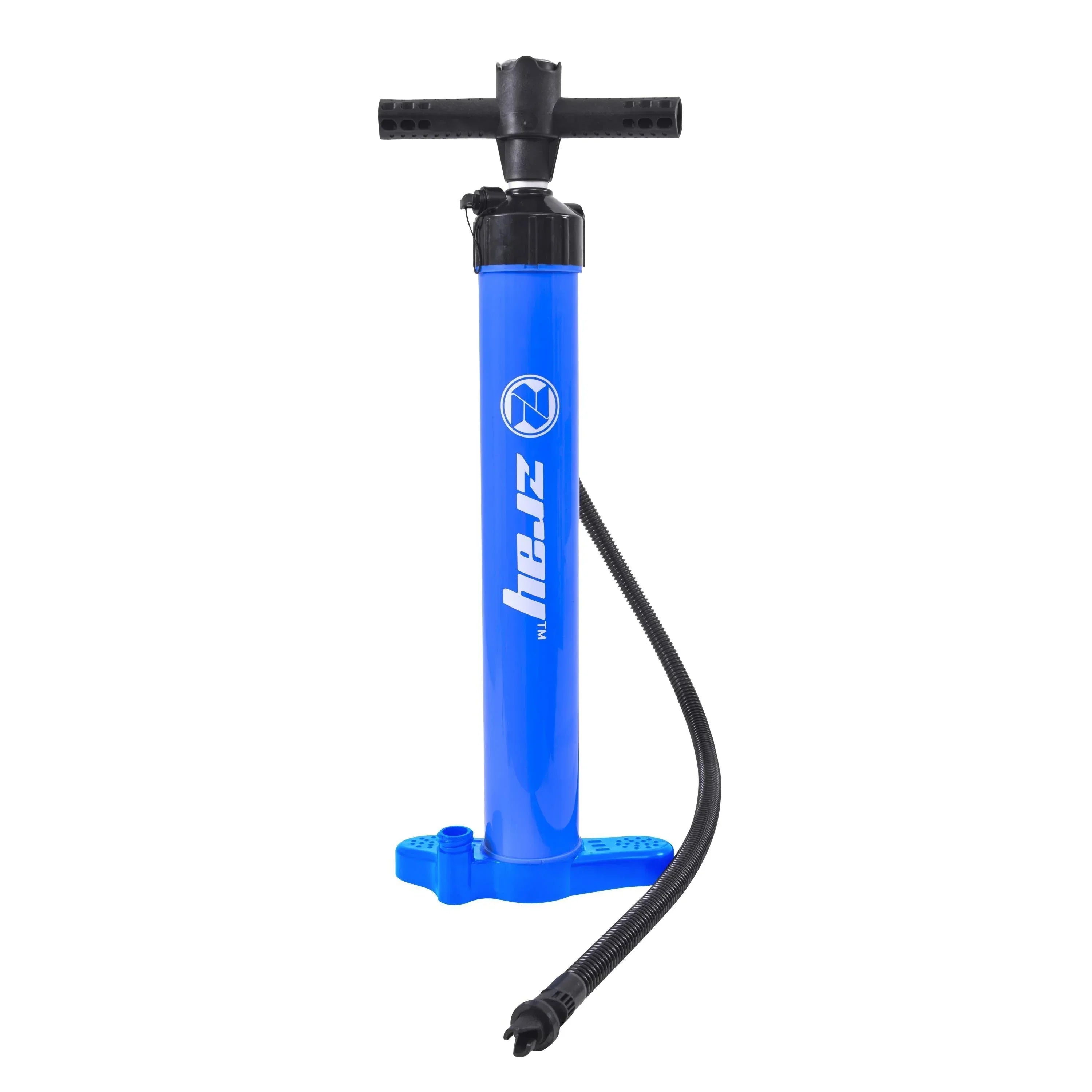 ZRAY SUP Zubehör Doppelhub Pumpe für Stand Up Paddle Board & Kajak mit Manometer 19psi blau - Zray.Store