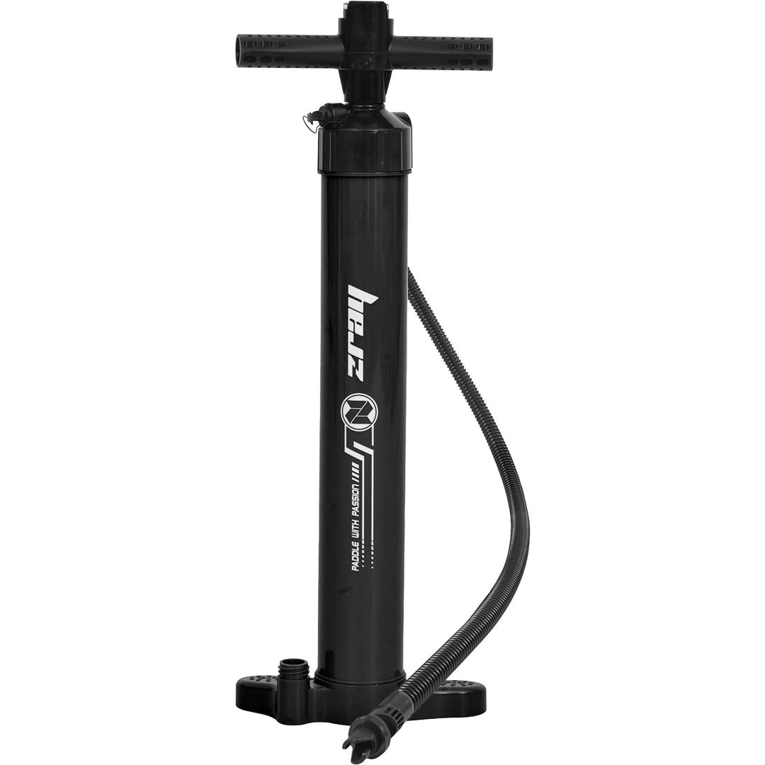 ZRAY SUP Zubehör Doppelhub Pumpe für Stand Up Paddle Board & Kajak mit Manometer 19psi schwarz - Zray.Store