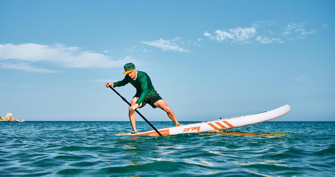 ZRAY SUP Zubehör 2 in 1 Doppel Paddel für Stand Up Paddle Board & Kajak