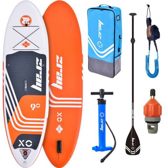 ZRAY SUP All Around Advanced X0 Stand Up Paddle Board 275x76x13 cm complete set orange