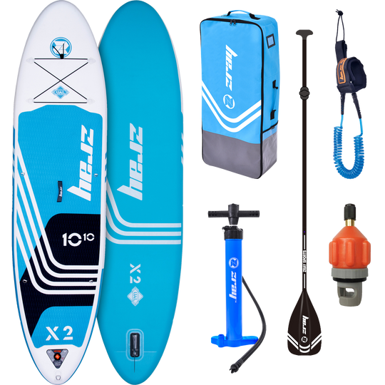 ZRAY SUP All Around Advanced X2 Stand Up Paddle Board 330x81x15 cm complete set blue