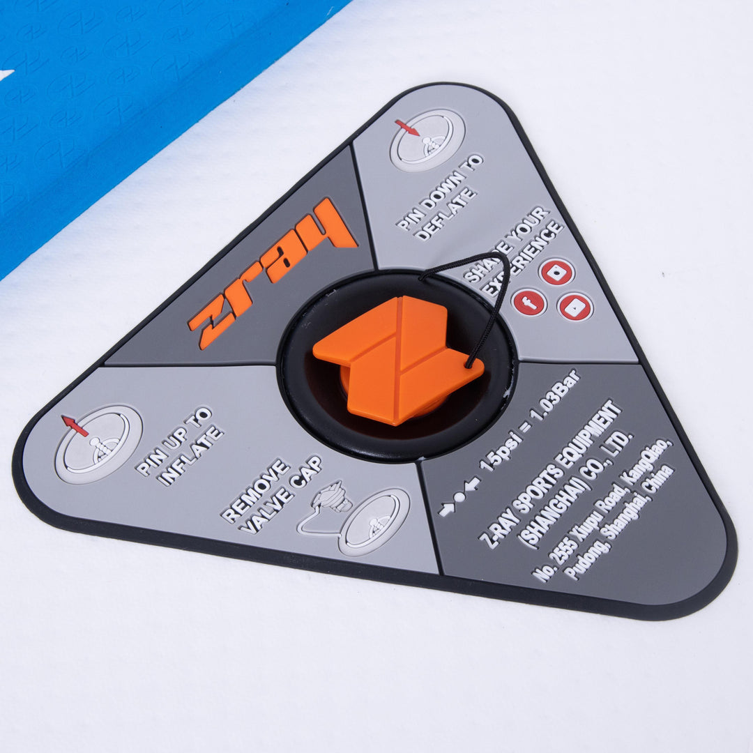 ZRAY SUP All Around Advanced X3 Stand Up Paddle Board 365x81x15 cm Komplettset dunkelblau - Zray.Store