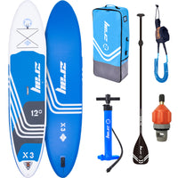 ZRAY SUP All Around Advanced X3 Stand Up Paddle Board 365x81x15 cm Komplettset dunkelblau