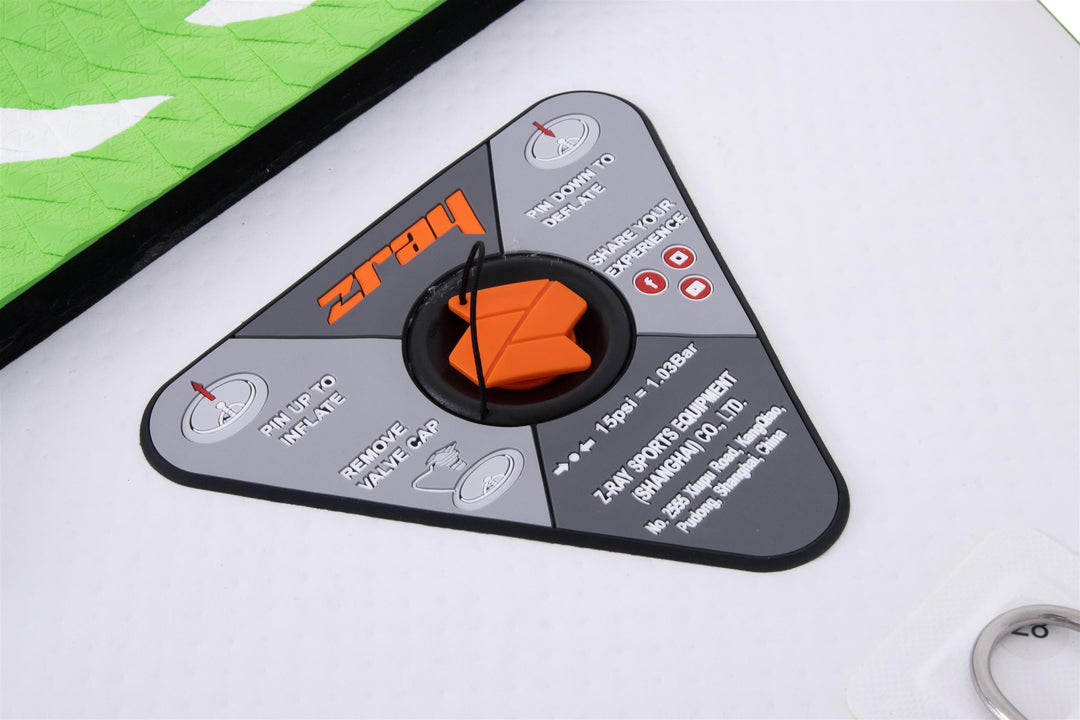 ZRAY SUP All Around Advanced X5 Stand Up Paddle 396x91x15cm Ersatzboard grün ohne Zubehör