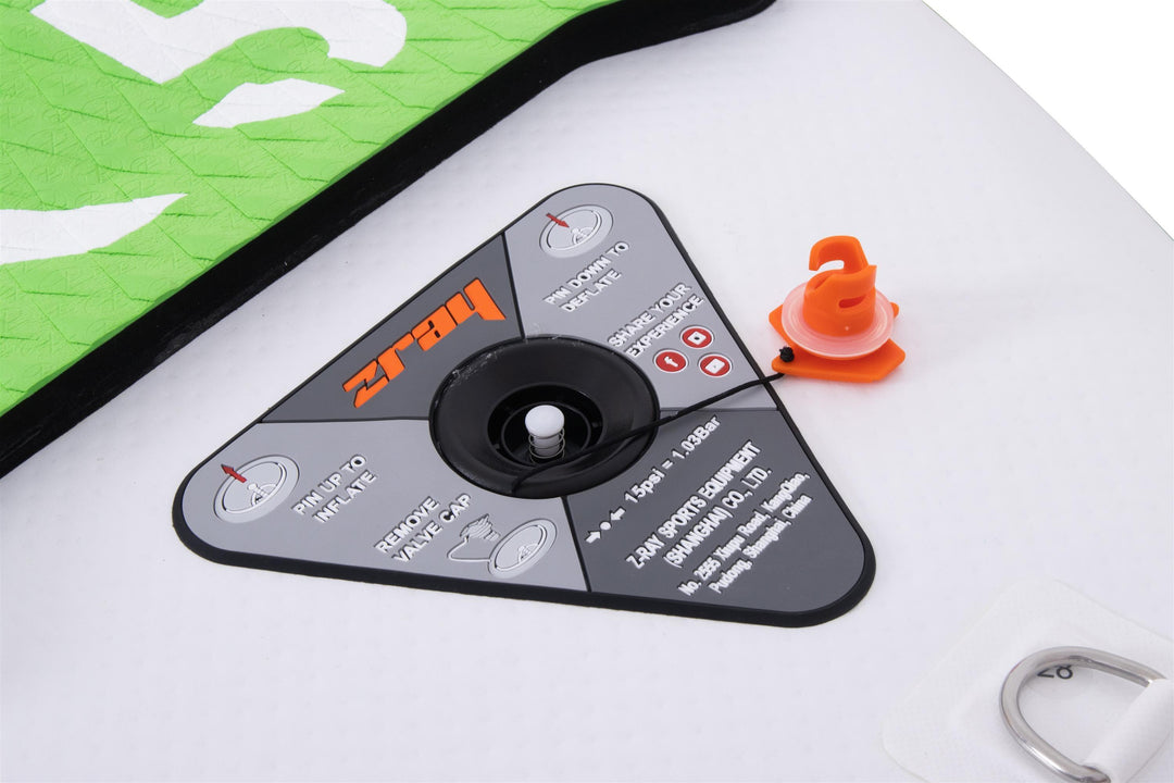 ZRAY SUP All Around Advanced X5 Stand Up Paddle 396x91x15cm Ersatzboard grün ohne Zubehör