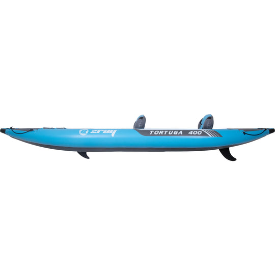ZRAY Kajak TORTUGA 400 für 2 Personen 386 x 86 x 52 cm inklusive Pumpe, Paddel und Tragetasche - Zray.Store