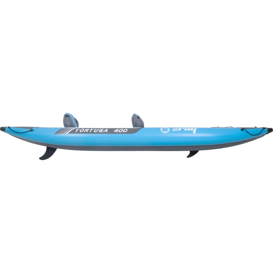 ZRAY Kajak TORTUGA 400 für 2 Personen 386 x 86 x 52 cm inklusive Pumpe, Paddel und Tragetasche - Zray.Store