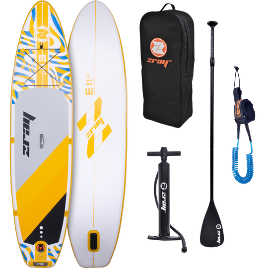ZRAY SUP All Around Classic E11 Stand Up Paddle Board 335x81x13 cm complete set yellow