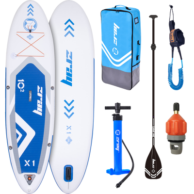 ZRAY SUP All Around Advanced X1 Stand Up Paddle Board 310x81x15 cm complete set blue