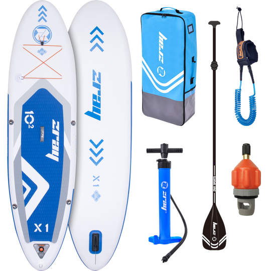 ZRAY SUP All Around Advanced X1 Stand Up Paddle Board 310x81x15 cm complete set blue