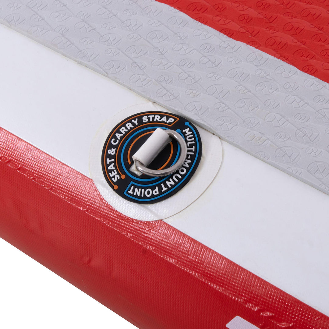 ZRAY SUP All Around Advanced X2 aufblasbares Stand Up Paddle Board 330x81x15cm Komplettset rot