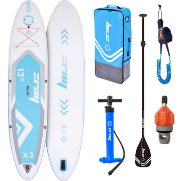 ZRAY SUP All Around Advanced X3 Stand Up Paddle Board 365x81x15 cm complete set blue