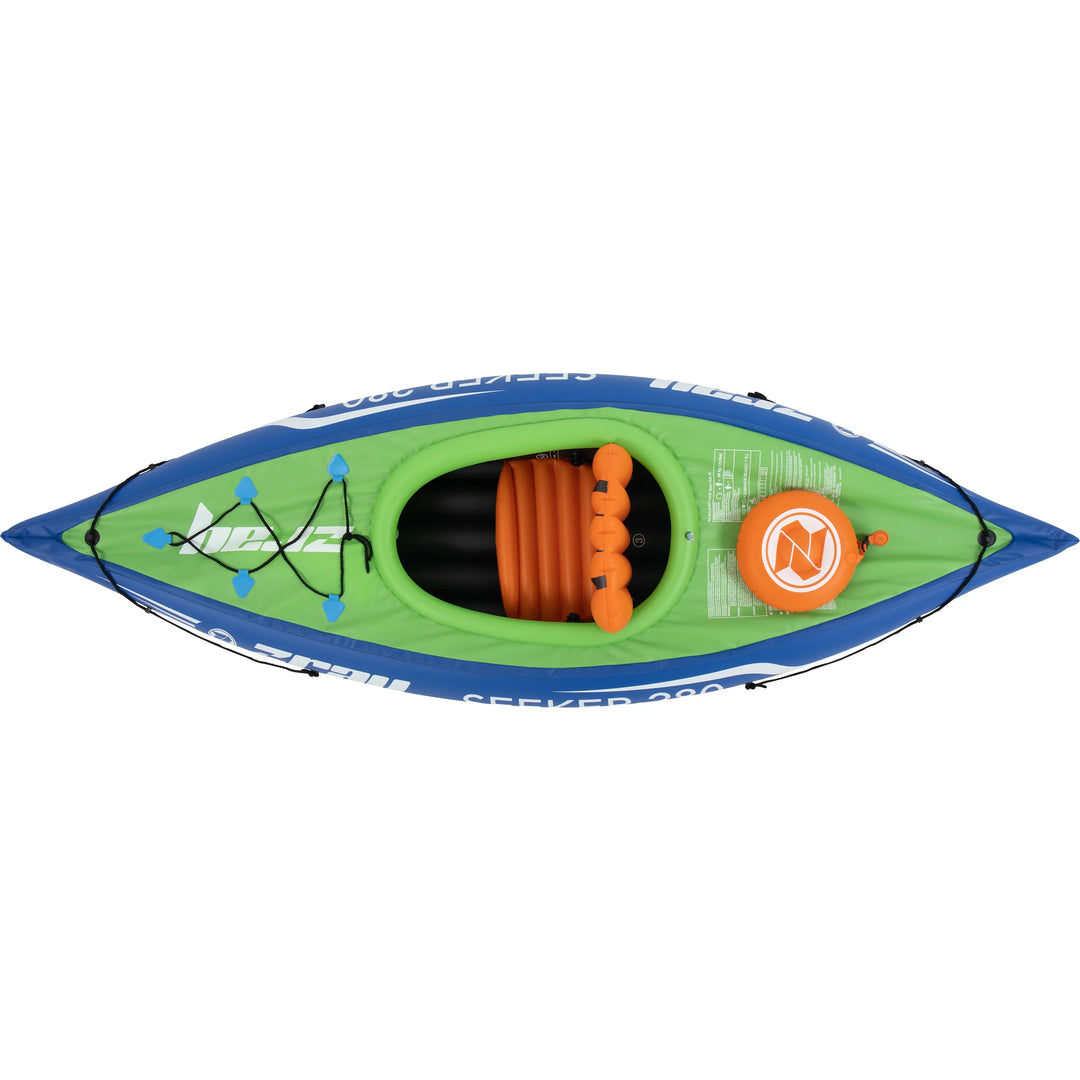 ZRAY Kajak SEEKER 280 für 1 Person 282 x 90 cm inklusive Pumpe und Paddel - Zray.Store