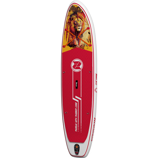 ZRAY SUP All Around Art ArtLeo Stand Up Paddle Board 320x81x15 cm complete set red