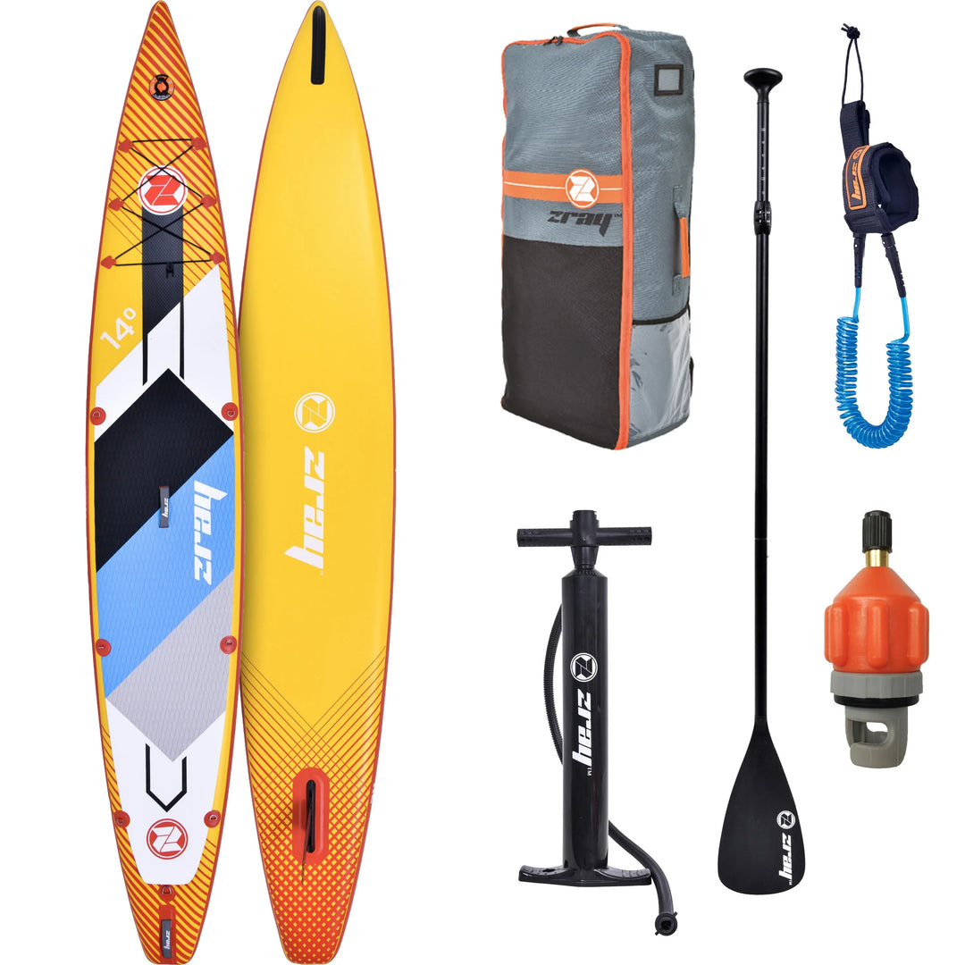 ZRAY SUP Racing R2 Pro Rapid Stand Up Paddle Board 426x71x15 cm Komplettset orange - Zray.Store