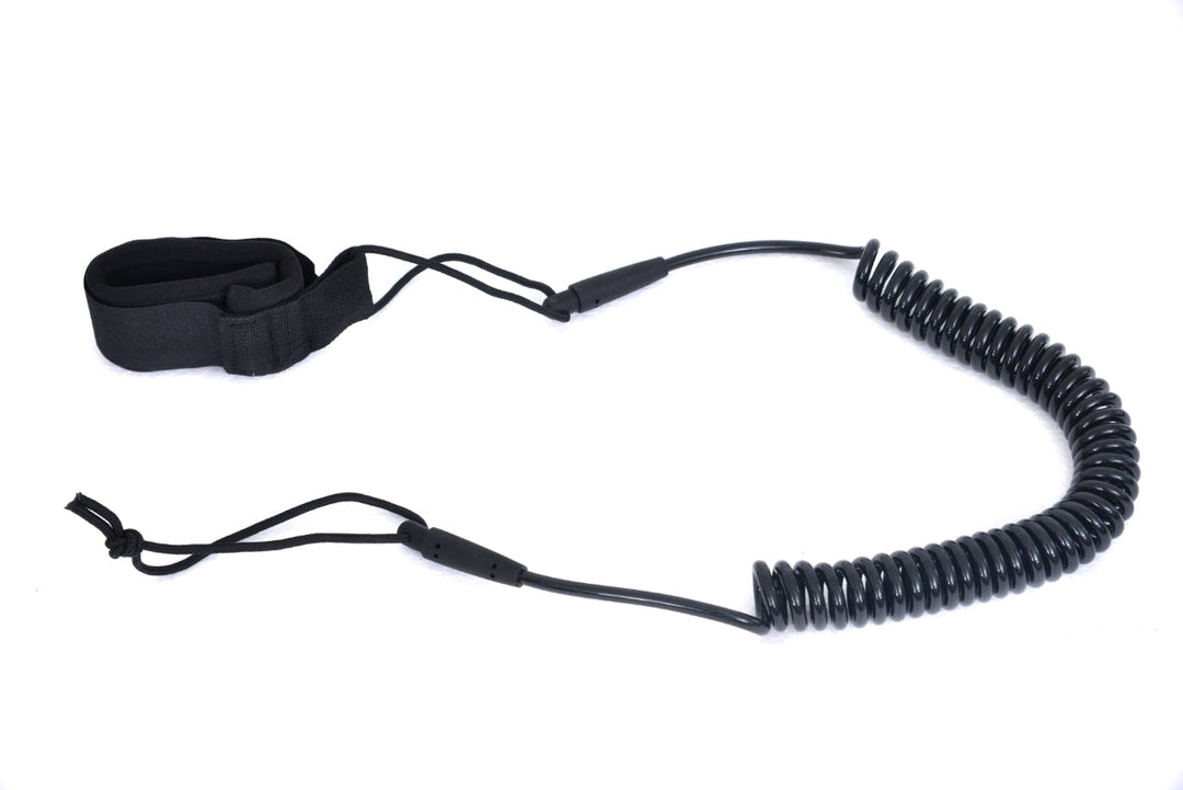 ZRAY SUP Zubehör Stand Up Padde Board Coil Leash Sicherheitsleine Basic schwarz