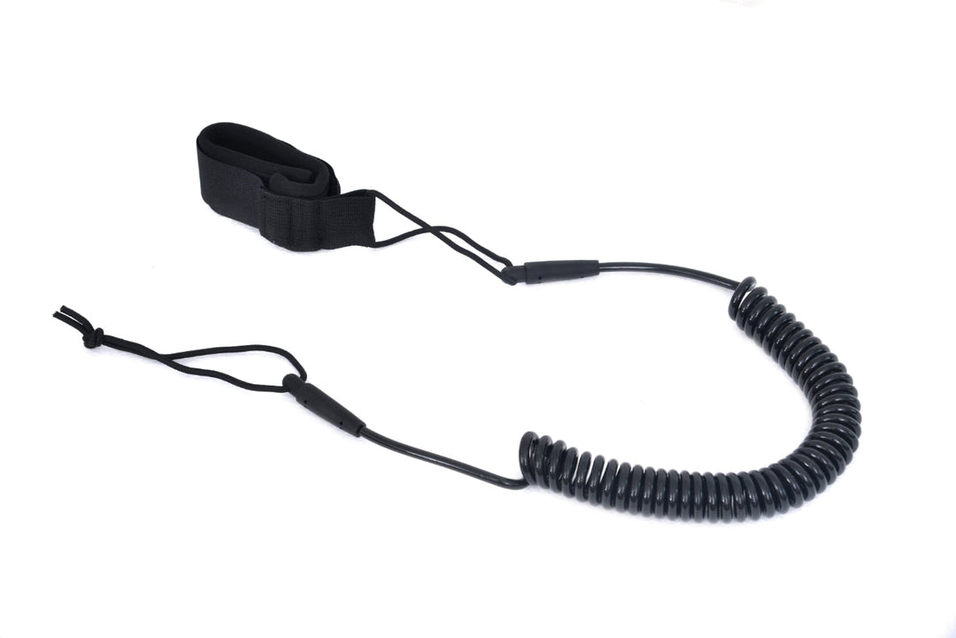 ZRAY SUP Zubehör Stand Up Padde Board Coil Leash Sicherheitsleine Basic schwarz