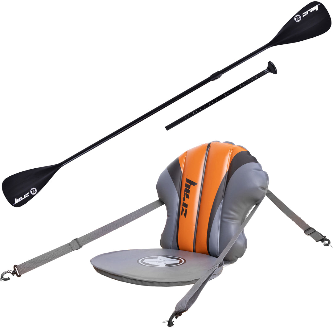 ZRAY KAJAK UPGRADE Set - Doppelpaddel und Sitz für Stand Up Paddle Boards - Zray.Store