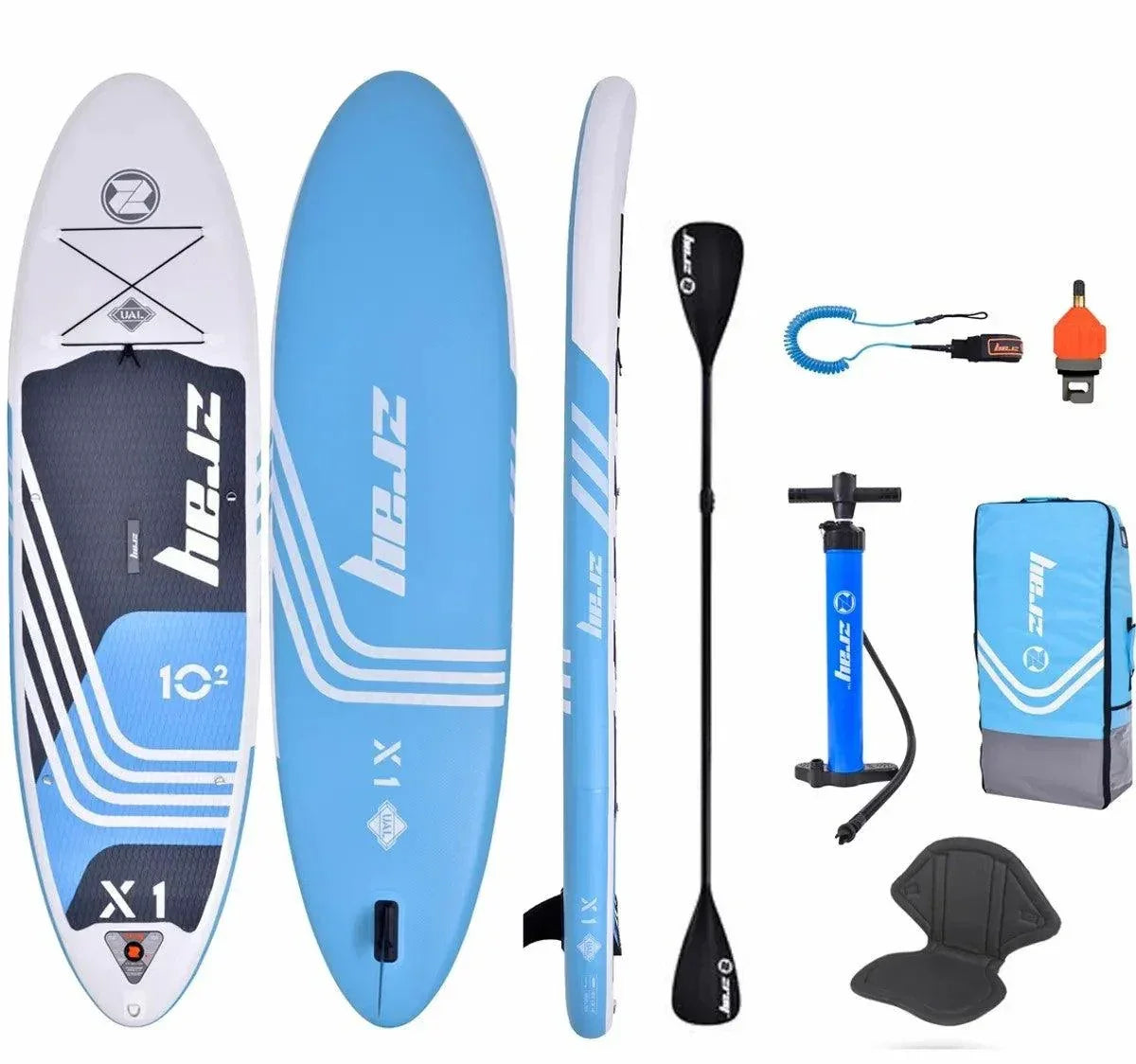 ZRAY SUP All Around Advanced X1 Combo Stand Up Paddle 310x81x15 cm Kajak Komplettset - Zray.Store